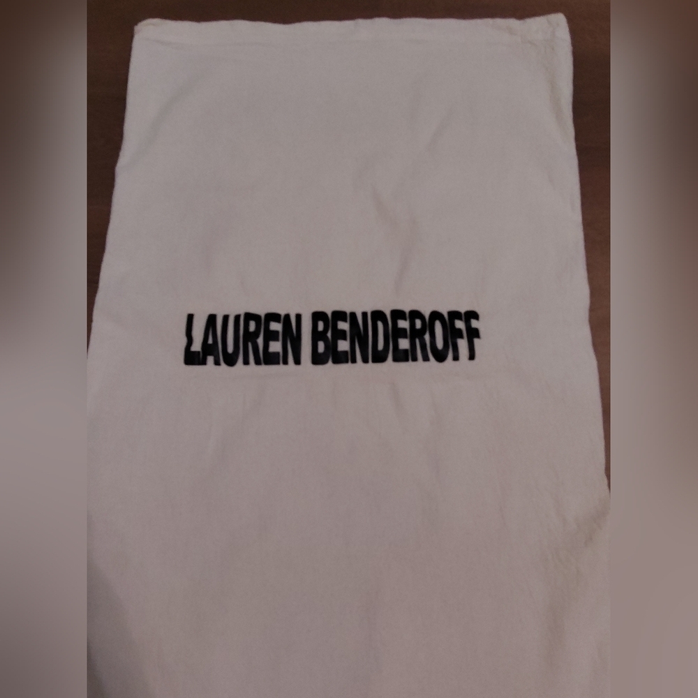 LAUREN BENDEROFF Extra Large Natural Cotton Dust Bag 35" X 20.5" Ivory Storage - Picture 3 of 7